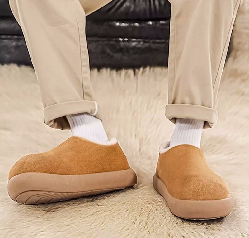 画像6: Unisex Mid-top sheepskin warm flat slip-on  boots　男女兼用ユニセックスミッドトップシープスキンウォームフラットスリッポンブーツ (6)