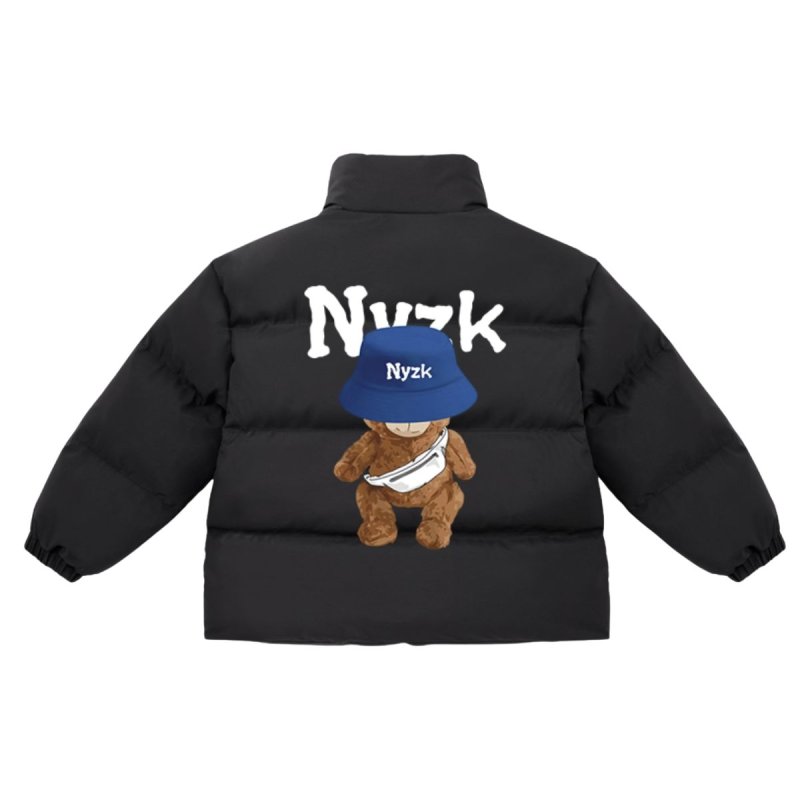 画像1: NYZK Bucket Hat Walking Bear down  jacket ユニセックス 男女兼用 バケットハット ウォーキングベア ダウンコートジャケット ブルゾン (1)