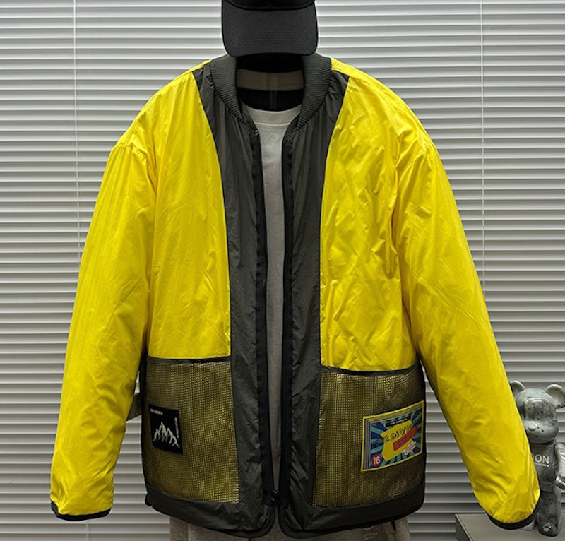 画像8: Fire Diamond Quilted Down Jacket blouson  ユニセックス 男女兼用 ファイアーダイアモンドキルティングダウンジャケット ブルゾン (8)