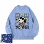 画像4: Unisex Box Snoopy print sweatshirt　 男女兼用ボックススヌーピープリントスウェット プルオーバー トレーナー (4)