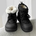 画像3: Unisex Lace-up Outdoor Snow Boots　男女兼用ユニセックス厚底レースアップアウトドアスノーブーツ (3)