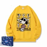画像2: Unisex Box Snoopy print sweatshirt　 男女兼用ボックススヌーピープリントスウェット プルオーバー トレーナー (2)