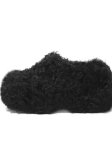 画像2: Women's Mongolian fiber fur platform pumps shoes slip-ons  モンゴリアンファイバーファー厚底パンプススリッポンシューズ (2)