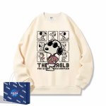 画像5: Unisex Box Snoopy print sweatshirt　 男女兼用ボックススヌーピープリントスウェット プルオーバー トレーナー (5)