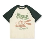 画像10: Oswald the Lucky Rabbit  Tshirts ユニセックス男女兼用 オズワルド・ザ・ラッキー・ラビット プリント 半袖 Tシャツ (10)