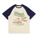 画像9: Oswald the Lucky Rabbit  Tshirts ユニセックス男女兼用 オズワルド・ザ・ラッキー・ラビット プリント 半袖 Tシャツ (9)