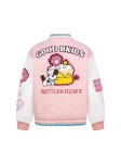 画像3: GOOD BKIDS Vintage Dog embroidery jacket embroidery baseball uniform jacket blouson ユニセックス 男女兼用 ヴィンテージ 古着風 ドッグ 刺繍 ジャケット スタジアムジャンパー スタジャン ジャケットブルゾン (3)