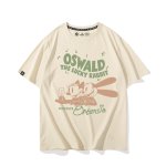 画像2: Oswald the Lucky Rabbit  Tshirts ユニセックス男女兼用 オズワルド・ザ・ラッキー・ラビット プリント 半袖 Tシャツ (2)