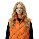 画像2: SALE セール 23 Unisex Quilted Woven down vest Jacket 男女兼用 編み込み キルティング ダウン ベスト ジャケット (2)