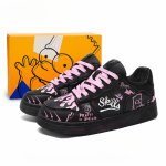 画像18: SALE セール 25 Unisex simpson bart simpson leather lace up  leather sneakers shoes  ユニセックス男女兼用バートシンプソンプリントレザーレースアップ  スニーカー  (18)