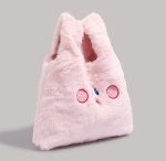 画像4: Mermaid, Fish Monster, Sea Monster Fur Tote Bag　マーメイドフワフワファートートバッグ (4)