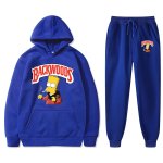 画像12: Bart simpson The simpsons print Backwoods set up ユニセックス男女兼用 バートシンプソン バックウッズ プリント セットアップフーディパーカースウェットトレーナー (12)