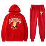画像5: Bart simpson The simpsons print Backwoods set up ユニセックス男女兼用 バートシンプソン バックウッズ プリント セットアップフーディパーカースウェットトレーナー (5)
