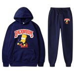 画像10: Bart simpson The simpsons print Backwoods set up ユニセックス男女兼用 バートシンプソン バックウッズ プリント セットアップフーディパーカースウェットトレーナー (10)