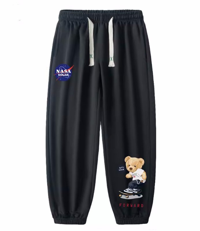 画像2: Men& Women  NASA SOLAR x Bear Print Sweatpants NASA SOLARナサ×ベアプリントスウェットパンツ (2)