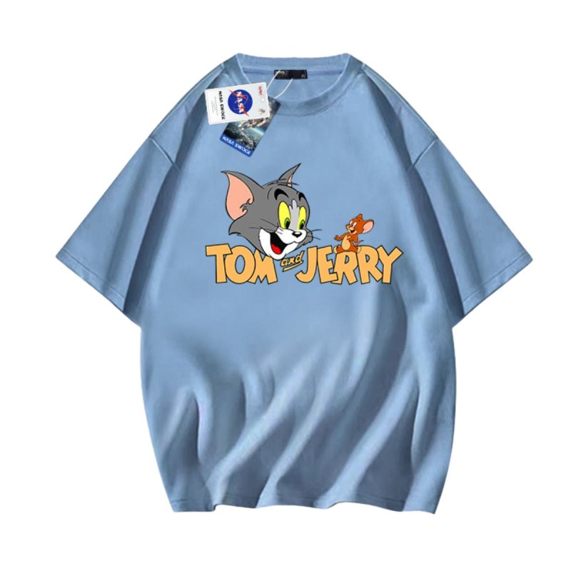 画像8: NASA x Tom and Jerry Print Tshirt ユニセックス男女兼用 NASA ナサ×トムとジェリー トム＆ジェリープリント半袖 Tシャツ (8)