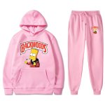 画像3: Bart simpson The simpsons print Backwoods set up ユニセックス男女兼用 バートシンプソン バックウッズ プリント セットアップフーディパーカースウェットトレーナー (3)