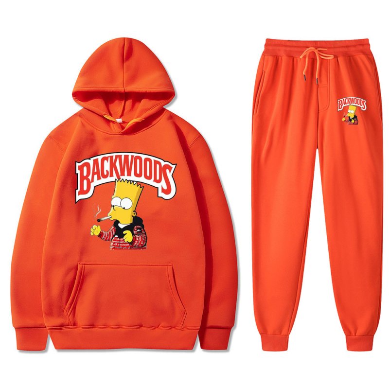画像13: Bart simpson The simpsons print Backwoods set up ユニセックス男女兼用 バートシンプソン バックウッズ プリント セットアップフーディパーカースウェットトレーナー (13)