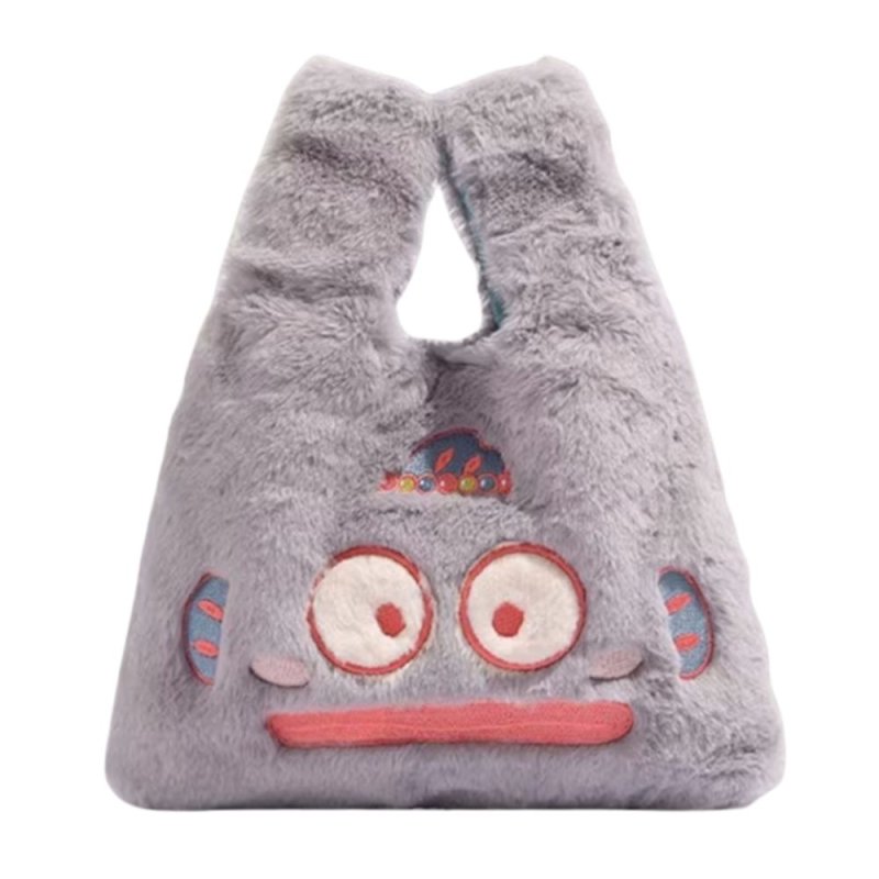 画像1: Mermaid, Fish Monster, Sea Monster Fur Tote Bag　マーメイドフワフワファートートバッグ (1)