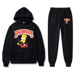 画像7: Bart simpson The simpsons print Backwoods set up ユニセックス男女兼用 バートシンプソン バックウッズ プリント セットアップフーディパーカースウェットトレーナー (7)