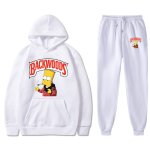 画像2: Bart simpson The simpsons print Backwoods set up ユニセックス男女兼用 バートシンプソン バックウッズ プリント セットアップフーディパーカースウェットトレーナー (2)