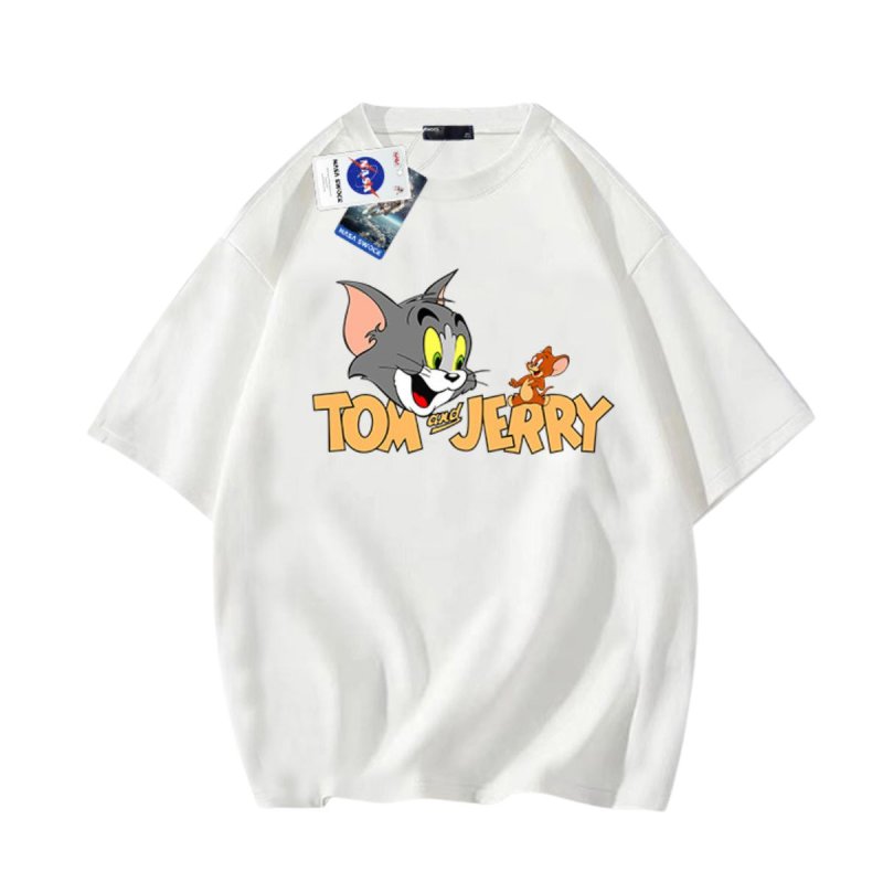 画像3: NASA x Tom and Jerry Print Tshirt ユニセックス男女兼用 NASA ナサ×トムとジェリー トム＆ジェリープリント半袖 Tシャツ (3)