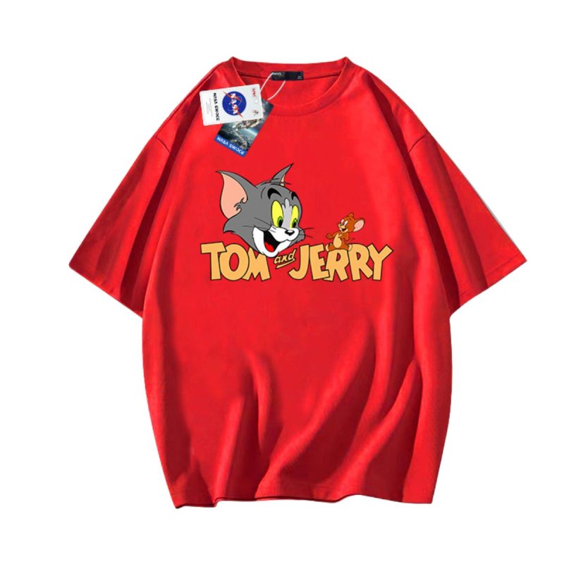 画像7: NASA x Tom and Jerry Print Tshirt ユニセックス男女兼用 NASA ナサ×トムとジェリー トム＆ジェリープリント半袖 Tシャツ (7)