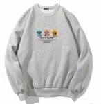 画像3: Unisex Box Walking Bear print sweatshirt　 男女兼用ボックスウォーキングベアプリントスウェット プルオーバー トレーナー (3)