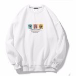 画像2: Unisex Box Walking Bear print sweatshirt　 男女兼用ボックスウォーキングベアプリントスウェット プルオーバー トレーナー (2)
