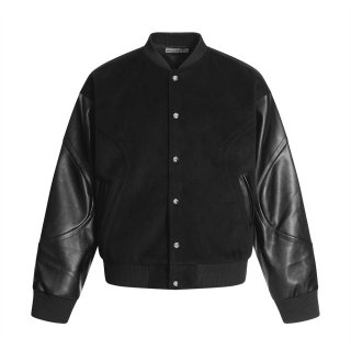 Pinocchi Vintage Western Cowboy Leather Brown Button Up Jacket