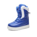 画像3: Unisex High-top leather platform lace-up boots sneakers Y2K　男女兼用ユニセックスハイカットレザー厚底レースアップブーツスニーカー (3)