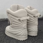 画像4: Unisex High-top leather platform lace-up boots sneakers Y2K　男女兼用ユニセックスハイカットレザー厚底レースアップブーツスニーカー (4)