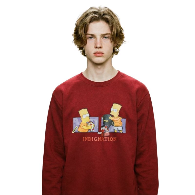 画像4: Unisex The Simpsons Homer Simpson box collage Round Neck Sweatshirt ユニセックス男女兼用 シンプソズフォーマーシンプソン コラージュ プリント スウェット トレーナー (4)