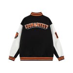 画像3: Lettering and bird embroidery stadium jacket  ユニセックス 男女兼用レタリング＆バード刺繍スタジアムジャンパー スタジャン MA-1 ボンバー ジャケット ブルゾン (3)