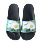 画像3: Broken swoosh DO IT JUST Daisy Flat Sandals  slippers ユニセック男女兼用 ブロークン スウォッシュ マーガレット フロップサンダルシャワーサンダル ビーチサンダル　 (3)