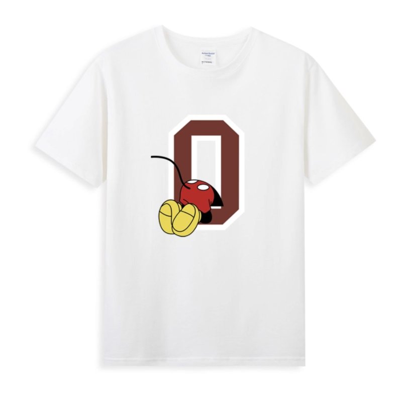 画像4: Unisex Dive Mickey Mouse Print T-shirt ユニセックス 男ミッキーマウス女兼用ダイビングミッキー ミッキーマウスプリント半袖 Tシャツ (4)