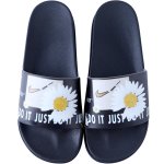 画像1: Broken swoosh DO IT JUST Daisy Flat Sandals  slippers ユニセック男女兼用 ブロークン スウォッシュ マーガレット フロップサンダルシャワーサンダル ビーチサンダル　 (1)