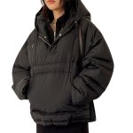画像1: Pullover Hoodie Down Jacket Anorak Coat ユニセックス 男女兼用 プルオーバーフーディダウンジャケットアノラックコート  (1)