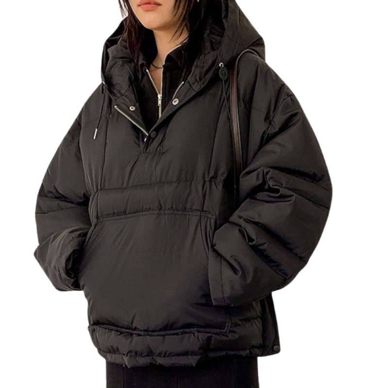 画像1: Pullover Hoodie Down Jacket Anorak Coat ユニセックス 男女兼用 プルオーバーフーディダウンジャケットアノラックコート  (1)