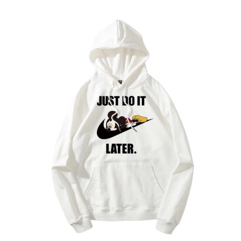 画像3: 25 JUST DO IT LATER x Mickey sweat hoodie  ユニセックス男女兼用 NASA×JUST DO IT LATER× ミッキー スウェットパーカー トレーナー  (3)