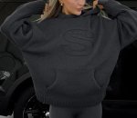 画像3: S logo hoodie sweater Sweater Knit　 Sロゴ編み込みフーディセーター　ニット  (3)