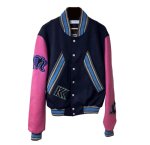 画像1: Stylish colorblock stadium jacket ユニセックス 男女兼用スタイリッシュカラーブロックスタジアムジャンパー スタジャン MA-1 ボンバー ジャケット ブルゾン (1)
