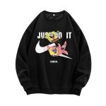 画像2: 25 JUST DO IT Later × Spongebob & Patrick print Sweat shirt ユニセックス 男女兼用 JUST DO IT Later スポンジボブ ＆ パトリック ブロークン スウォッシュプリント トレーナー (2)