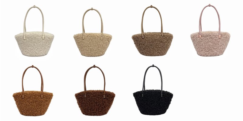 画像8: Fluffy fur tote shoulder underarm bag　 フワフワファートートショルダーアンダーアームバッグ (8)