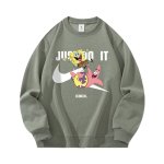 画像10: 25 JUST DO IT Later × Spongebob & Patrick print Sweat shirt ユニセックス 男女兼用 JUST DO IT Later スポンジボブ ＆ パトリック ブロークン スウォッシュプリント トレーナー (10)