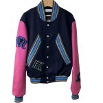 画像3: Stylish colorblock stadium jacket ユニセックス 男女兼用スタイリッシュカラーブロックスタジアムジャンパー スタジャン MA-1 ボンバー ジャケット ブルゾン (3)