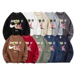 画像1: 25 JUST DO IT Later × Spongebob & Patrick print Sweat shirt ユニセックス 男女兼用 JUST DO IT Later スポンジボブ ＆ パトリック ブロークン スウォッシュプリント トレーナー (1)