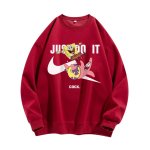 画像9: 25 JUST DO IT Later × Spongebob & Patrick print Sweat shirt ユニセックス 男女兼用 JUST DO IT Later スポンジボブ ＆ パトリック ブロークン スウォッシュプリント トレーナー (9)