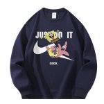 画像11: 25 JUST DO IT Later × Spongebob & Patrick print Sweat shirt ユニセックス 男女兼用 JUST DO IT Later スポンジボブ ＆ パトリック ブロークン スウォッシュプリント トレーナー (11)