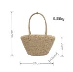 画像9: Fluffy fur tote shoulder underarm bag　 フワフワファートートショルダーアンダーアームバッグ (9)